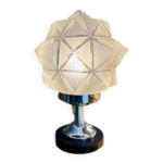 Lampe art déco, globe en forme d'étoile Lampe art déco, globe en forme d'étoile
