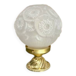 Lampe  poser art dco, globe maurice model