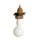 Lampe baladeuse en bois fait main