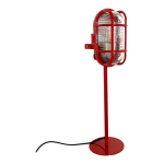 Lampe bobbi - rainbow collection - rouge - upcycling
