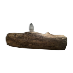 Lampe en bois flott