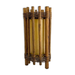 Lampe en bois jungle annes80