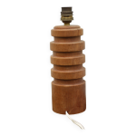 Lampe bois, pied de lampe bois vintage, lampe  poser, lampe de salon, lampe de chevet