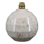Lampe boule art deco moderniste en marbre sculpté, france, circa 1930 Lampe boule art deco moderniste en marbre sculpté, france, circa 1930
