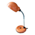 Lampe boule bureau chevet métal orange Lampe boule bureau chevet métal orange