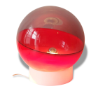 Lampe boule plastique 1970 space age 70's pop vintage seventies 70s plastic lamp