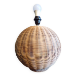 Lampe boule en rotin �32cm