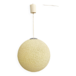 Lampe boule  sucre jaune par john et sylvia reid, annes 1960