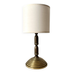 Lampe en bronze  glands  annes 50, luminaire naturaliste vintage