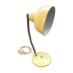 Lampe de bureau aluminor métal beige bras flexible + globe alu années 70 vintage Lampe de bureau aluminor métal beige bras flexible + globe alu années 70 vintage