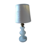 Lampe bureau chevet base albâtre abat jour nacré Lampe bureau chevet base albâtre abat jour nacré