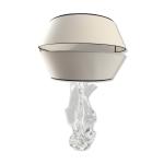 Lampe de bureau design cristal bull robert schneider