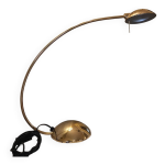 Lampe de bureau forme arc laiton
