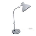Lampe de bureau industrielle atelier jumo gs1 gris style jielde ann�e