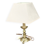 Lampe de bureau en laiton antique design milieu du sicle, accroche - regard, cadeau