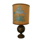 Lampe de bureau mappemonde globe terrestre abat jour herbier Lampe de bureau mappemonde globe terrestre abat jour herbier