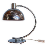Lampe de bureau en m�tal chrom� vintage