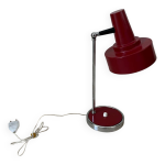 Lampe de bureau mtal rouge