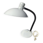 Lampe de bureau orientable m�tal blanc