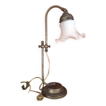 Lampe de bureau tulipe en bronze bolzonella