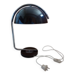 Lampe de bureau vintage marron 1960's