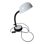 Lampe de bureau vintage noire et blanche