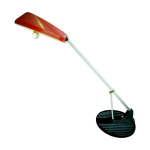 Lampe de bureau wl1 anglepoise rouge et noire george carwardine et kenneth grange1960.