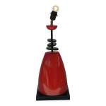 Lampe à poser en céramique orientable par what's vincent cadeaux 1990 Lampe à poser en céramique orientable par what's vincent cadeaux 1990