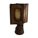 Lampe en cramique signe accolay
