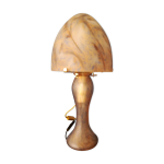 Lampe  champignon  dme pate de verre