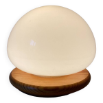 Lampe champignon opaline, annes 80