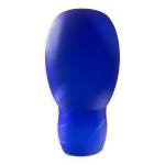 Lampe champignon en pâte de verre bleu et blanc Lampe champignon en pâte de verre bleu et blanc