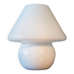 Lampe champignon en verre souffl 1970