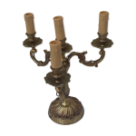 Lampe chandelier en bronze 4 feux