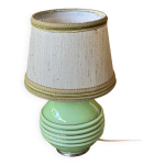 Lampe de chevet en opaline