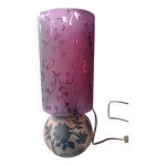 Lampe de chevet pte de verre et plexiglas