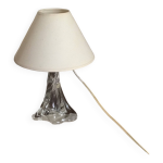 Lampe de chevet pied cristal