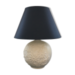 Lampe dcor floral blanc