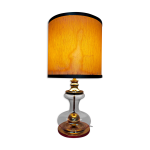 Lampe design richard essig en verre et métal doré Lampe design richard essig en verre et métal doré