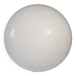 Lampe  encastrer en verre de murano blanc luminaire vintage en verre souffl  la main clairage moderne ...