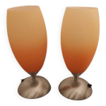 Lampes feux rtro orange