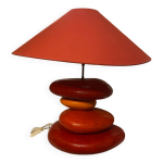 Lampe galet franois chtain vintage 1980