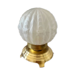 Lampe globe art deco