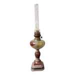 Lampe a huile ancienne peinte  la main