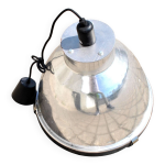 Lampe industrielle suspension d'atelier en métal et verre vintage Lampe industrielle suspension d'atelier en métal et verre vintage