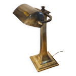 Lampe laiton de bureau art dco des annes 1930 a 1950 elec ok h43x30