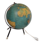 Lampe mappemonde globe terrestre années 50 Lampe mappemonde globe terrestre années 50