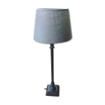 Lampe en mtal avec abat jour