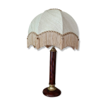 Lampe monteuse 21 par de schuytener, abat jour dôme soie vintage Lampe monteuse 21 par de schuytener, abat jour dôme soie vintage