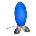 Lampe oeuf bleue fjorton dino ikea, années 90 Lampe oeuf bleue fjorton dino ikea, années 90